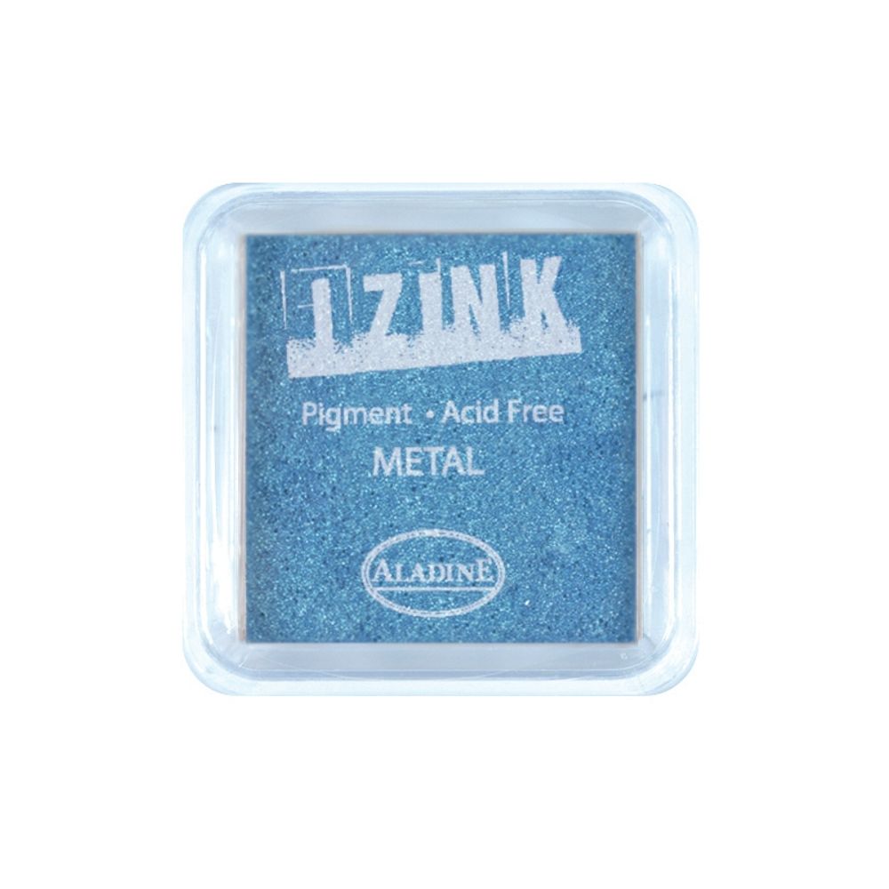 Levně Aladine Embosovací polštářek Aladine Izink Embossing - VYBERTE ODSTÍN - Razítkovací polštářek Aladine Izink Embossing - metal light blue, metalický sv. modrý