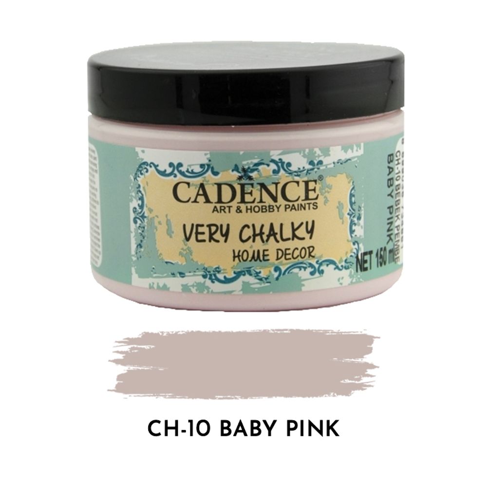 Levně Cadence Křídová barva Cadence Very Chalky, 150 ml - VYBERTE ODSTÍN - Křídová barva Cadence Very Chalky, 150 ml - baby pink, sv. růžová