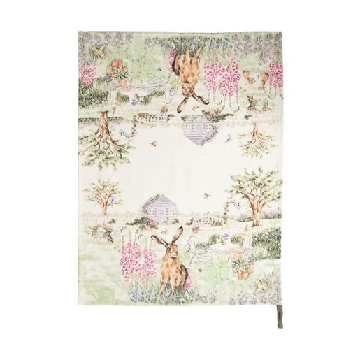 Utěrka Wrendale Designs "The Wild Garden" - Zahradní zvířátka