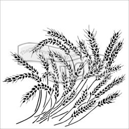 Šablona TCW - Wheat Stalks - VYBERTE VELIKOST
