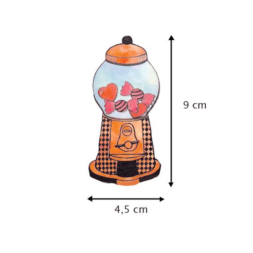 Gelová razítka s vyřezávací šablonou Aladine DUO CLEAR - Automat na bonbón