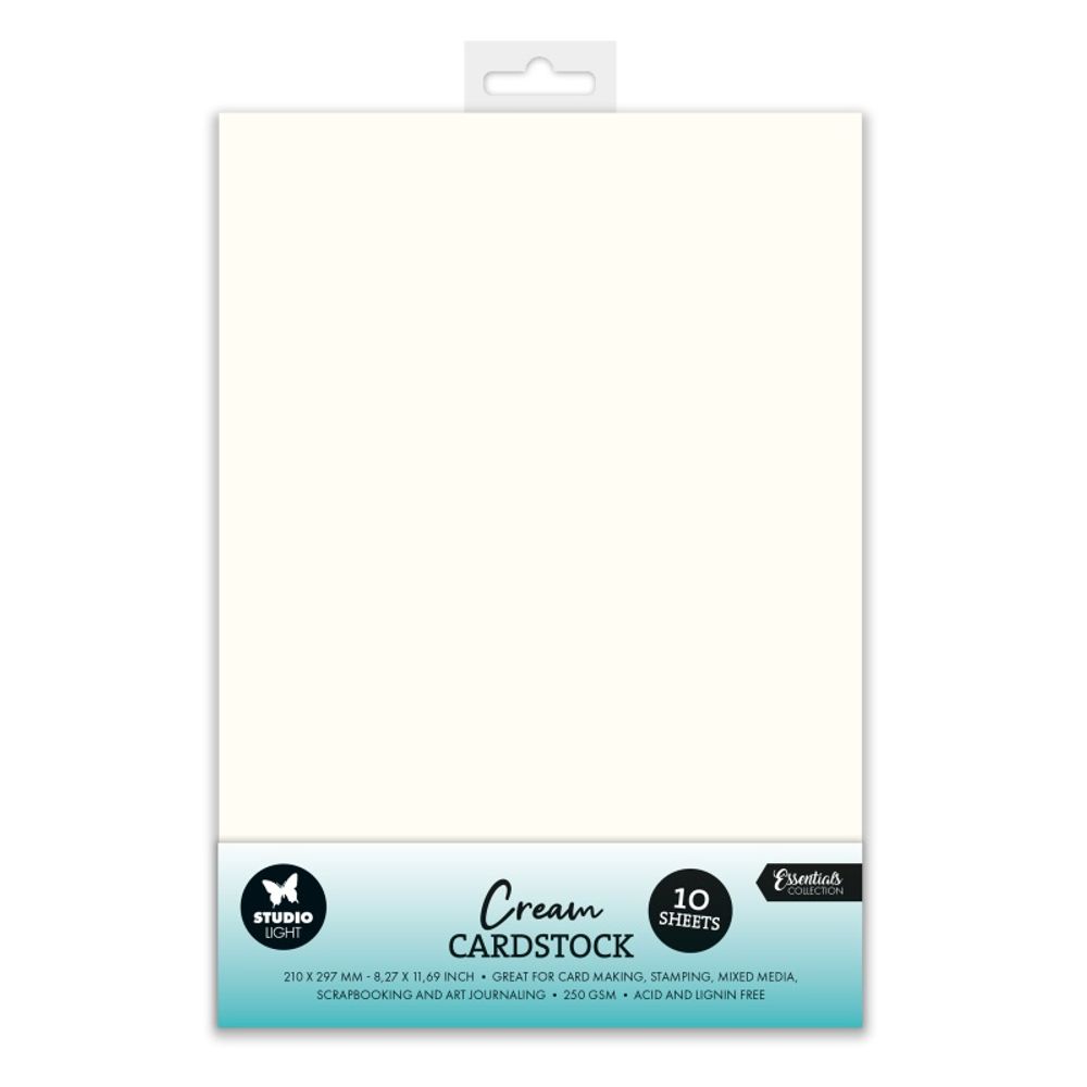 Levně Studio Light Sada papírů Studio Light, A4, 10 l. - krémové