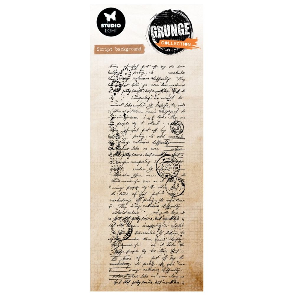 Studio Light Gelové razítko Studio Light "Grunge", 19,4x7,2 cm - Starý dopis
