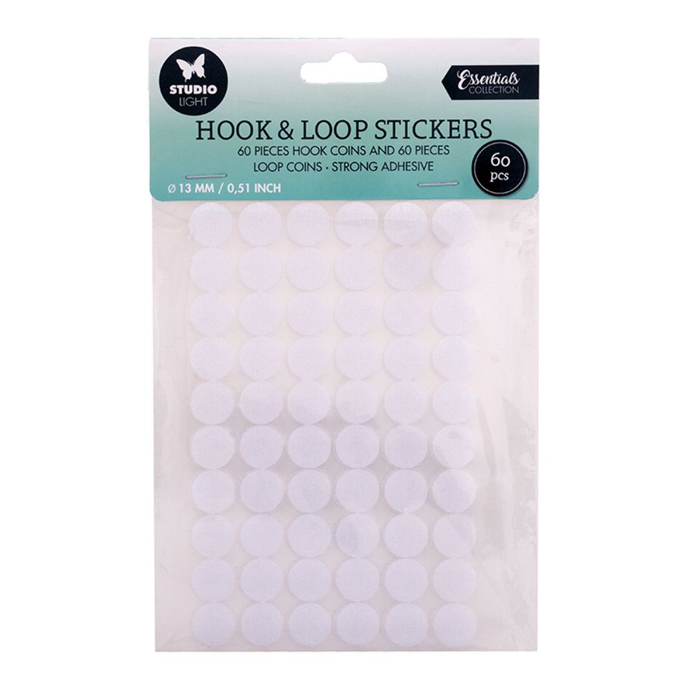 Levně Studio Light Suchý zip samolepicí Studio Light, 60 ks - 1,3 cm