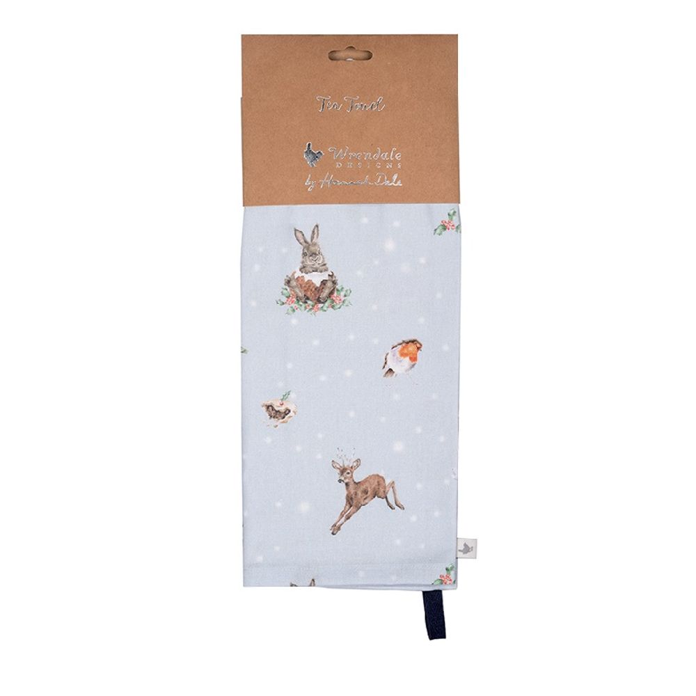 Wrendale Designs Utěrka Wrendale Designs "Winter Woodland" - Vánoční les