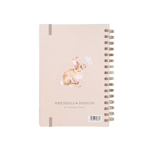 Kroužkový blok Wrendale Designs "Among the Daisies", A5, 96 l., čistý - Králík