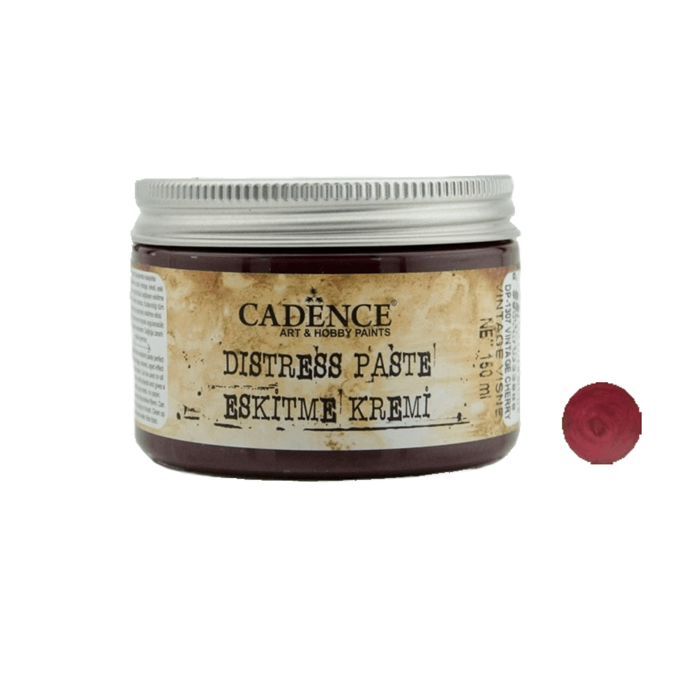 Levně Cadence Patinovací pasta Cadence Distress Paste, 150 ml - VYBERTE ODSTÍN - Patinovací pasta Cadence Distress paste, 150 ml - vintage cherry, višňová