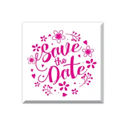 Dřevěné razítko Aladine, vel. F - Save the Date
