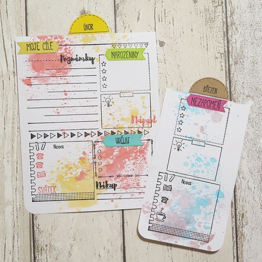 Razítkovací polštářek Aladine Izink Dye - aurore, žlutý