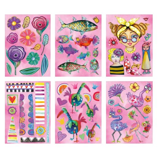 Blok s papírovými výseky Studio Light "26", A4, 70 l. - Extra velké