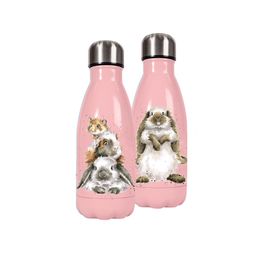 Termoska Wrendale Designs "Piggy in the Middle", 260 ml - Morče a králík