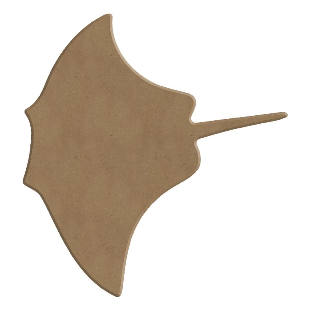 Dřevěný výřez k dekoraci Gomille, 13 cm – rejnok Aladine