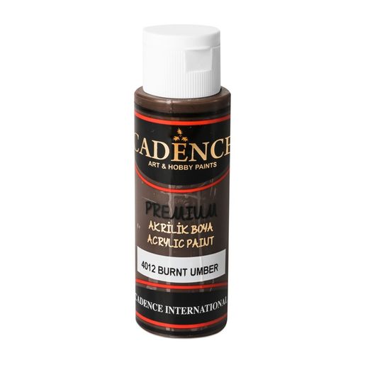Akrylová barva Cadence Premium, 70 ml - burnt umber, umbra