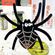 Dřevěný výřez k dekoraci Gomille, závěsný, 19x16 cm - Pavouk, velký