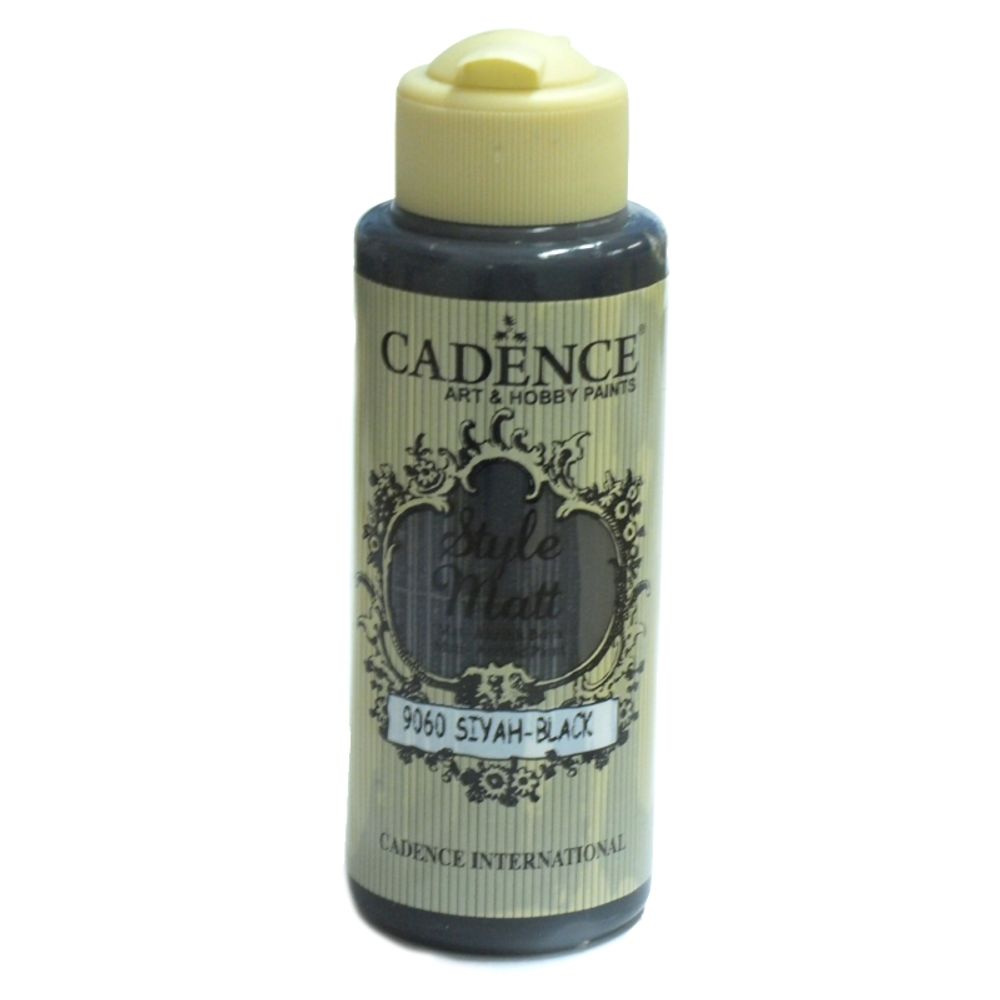 Cadence Matná akrylová barva Cadence Style Matt, 120 ml - VYBERTE ODSTÍN - Matná akrylová barva Cadence Style Matt, 120 ml - black, černá