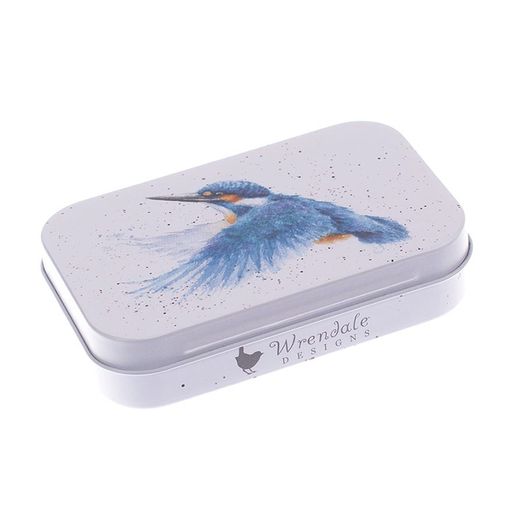 Plechová krabička na drobnosti Wrendale Designs "Make a Splash" - Ledňáček