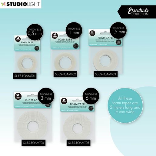 Oboustranná pěnová lepicí páska Studio Light - tloušťka 1,5 mm