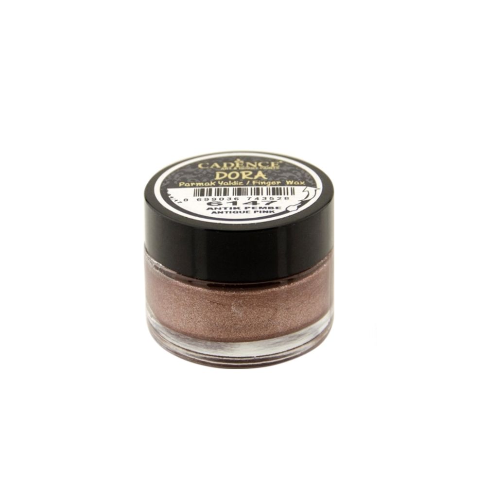 Levně Cadence Metalický patinovací vosk Cadence Dora, 20 ml - VYBERTE ODSTÍN - Metalický patinovací vosk Cadence Dora, 20 ml - antique pink, růžový