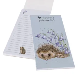 Nákupní seznam s magnetem Wrendale Designs "Love and Hedgehugs" - Ježci