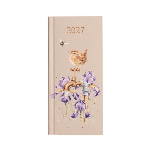 Kapesní diář 2027 Wrendale Designs - Střízlík