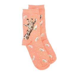 Dámské ponožky Wrendale Designs "Flowers" - Žirafa