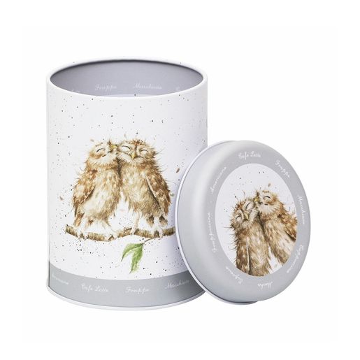 Sada plechových dóz Wrendale Designs "Country Animal", 3 ks - Zajíc, sovy, jelen