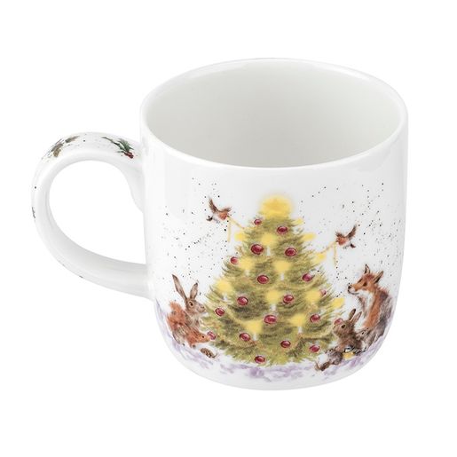 Vánoční porcelánový hrnek Wrendale Designs "Oh Christmas Tree", 0,31 l - Vánoční stromek