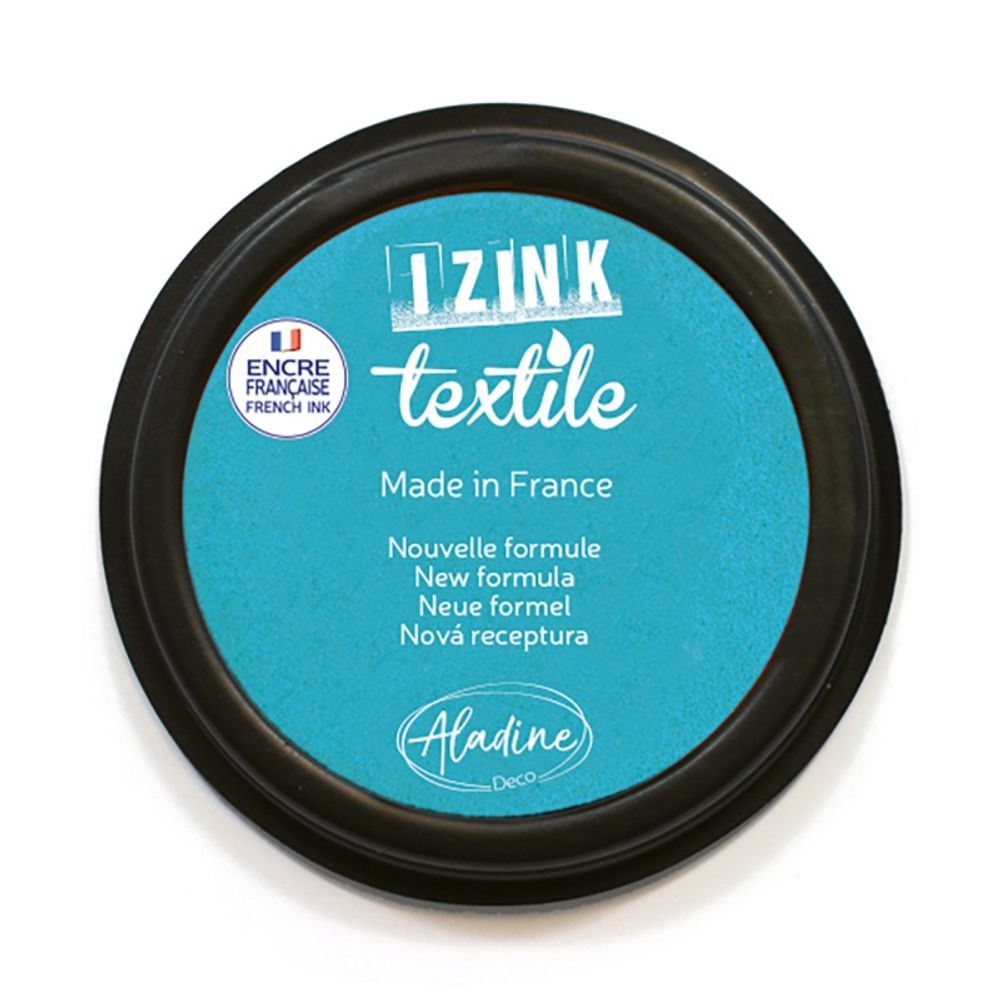 Levně Aladine Razítkovací polštářek na textil Aladine Izink Textile - VYBERTE ODSTÍN - Razítkovací polštářek na textil Aladine Izink Textile - turquoise pastel, tyrkysový