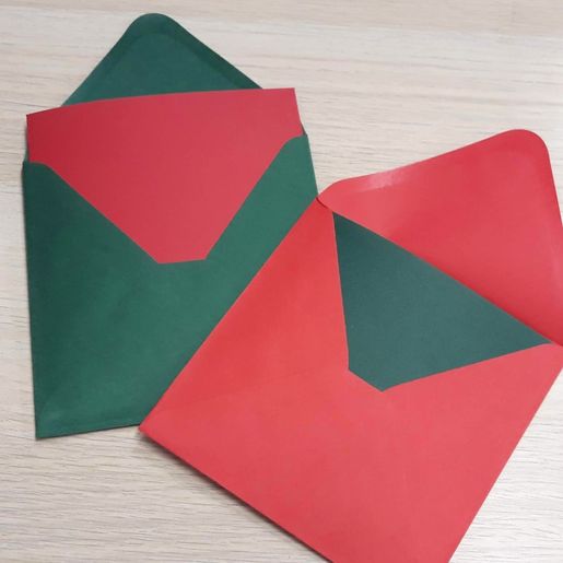Základy přání a obálky 10x10, 25ks (240g/m2) - vánoční