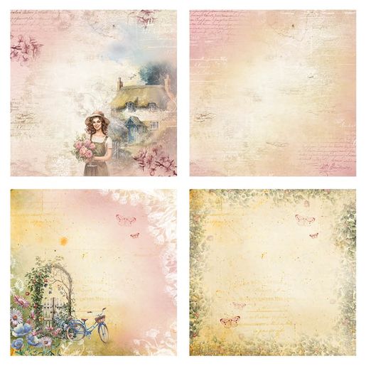 Scrapbookový blok Studio Light "Wild & Free", 30,5x30,5 cm, 12 l.