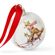 Porcelánová vánoční ozdoba Wrendale Designs "Sleigh Ride", 6,5 cm - Liška