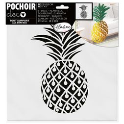Šablona Aladine, 28x28 cm - Ananas