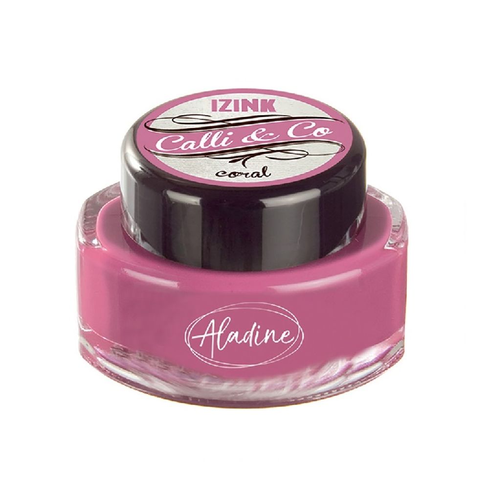 Levně Aladine Kaligrafický inkoust Aladine Izink Calli & Co, 15 ml - VYBERTE ODSTÍN - Kaligrafický inkoust Aladine Izink Calli & Co, 15 ml - coral, korálový