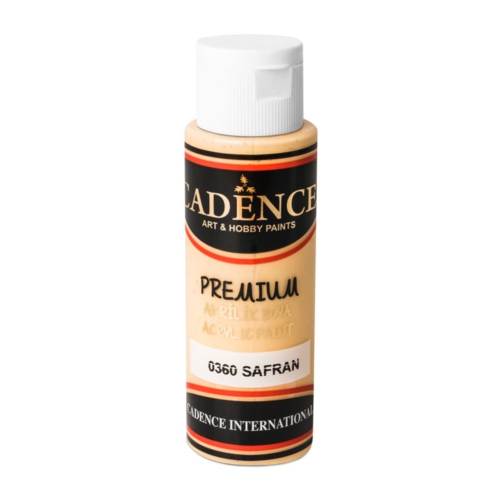 Akrylová barva Cadence Premium 70 ml - saffron šafránová žlutá Aladine