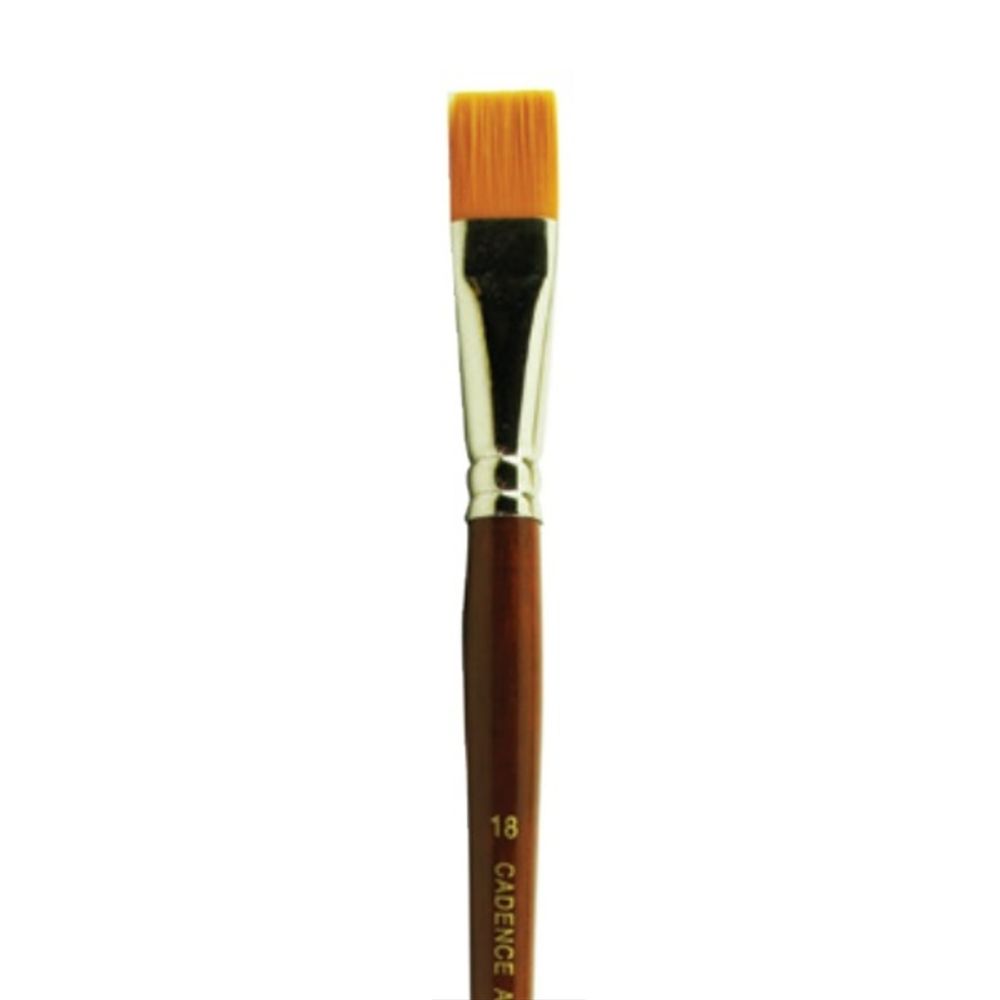 Levně Cadence Plochý štětec Cadence 983 Flat & Long Brush - VYBERTE VELIKOST - Plochý štětec Cadence 983 Flat & Long Brush - vel. 18