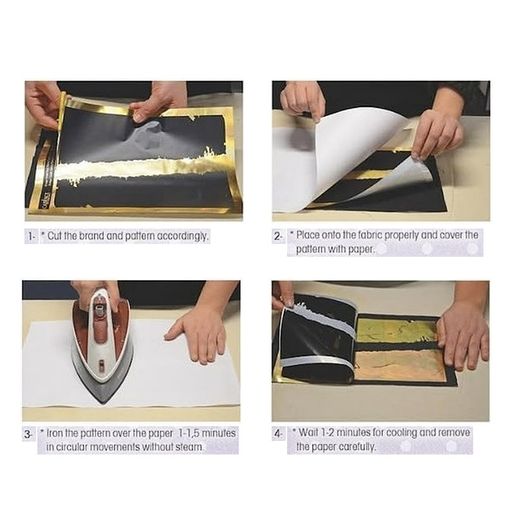 Transferový obrázek na textil Cadence, A3 - Měděné lilie