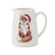 Vánoční porcelánový džbán na květiny Wrendale Designs "Festive Fox" - Liška