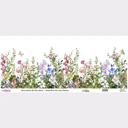 Rýžový papír Cadence v roli, 30x68 cm - Sedmikrásky