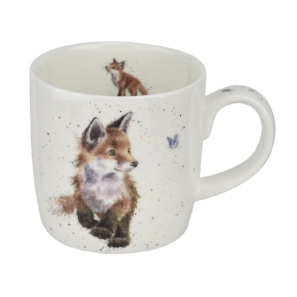 Royal Worcester Porcelánový hrnek Wrendale Designs "Born to be Wild", 0,31 l - Lišky