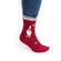 Dámské ponožky Wrendale Designs "Christmas Scarves" - Kachna, vánoční