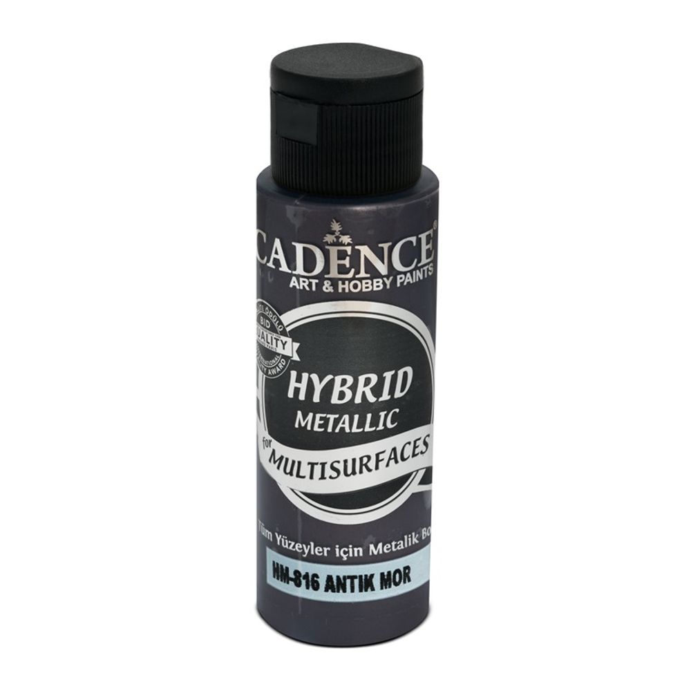 Metalická barva na všechny povrchy Cadence Hybrid Metallic 70 ml- purple antická fialová Aladine