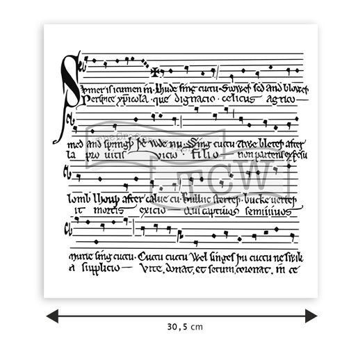Šablona TCW - Medieval Music - VYBERTE VELIKOST