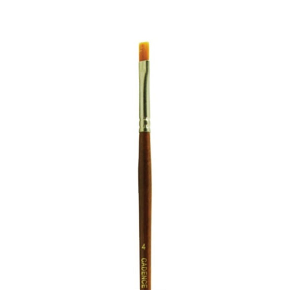 Levně Cadence Plochý štětec Cadence 983 Flat & Long Brush - VYBERTE VELIKOST - Plochý štětec Cadence 983 Flat & Long Brush - vel. 4