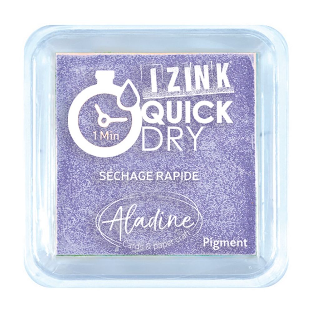 Levně Aladine Razítkovací polštářek Aladine Izink Quick Dry, rychleschnoucí - VYBERTE ODSTÍN - Razítkovací polštářek Aladine Izink Quick Dry - mauve pastel, pastelově lila