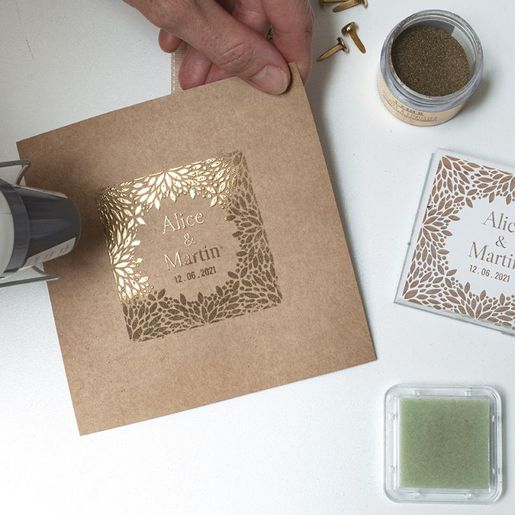 Embosovací polštářek Aladine Izink Embossing - průhledný