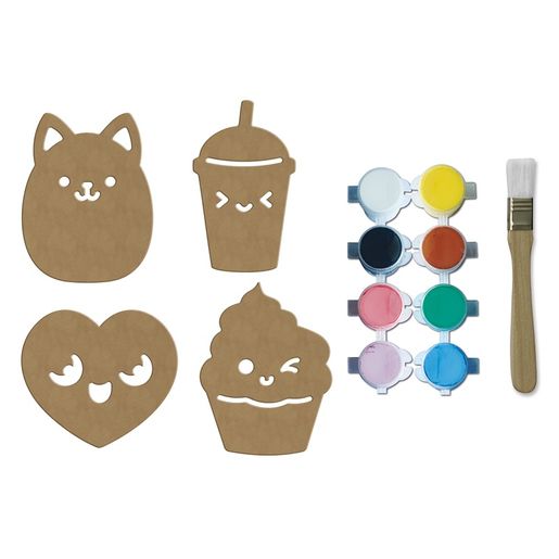 Kreativní dřevěná sada k dotvoření Aladine - Kawaii