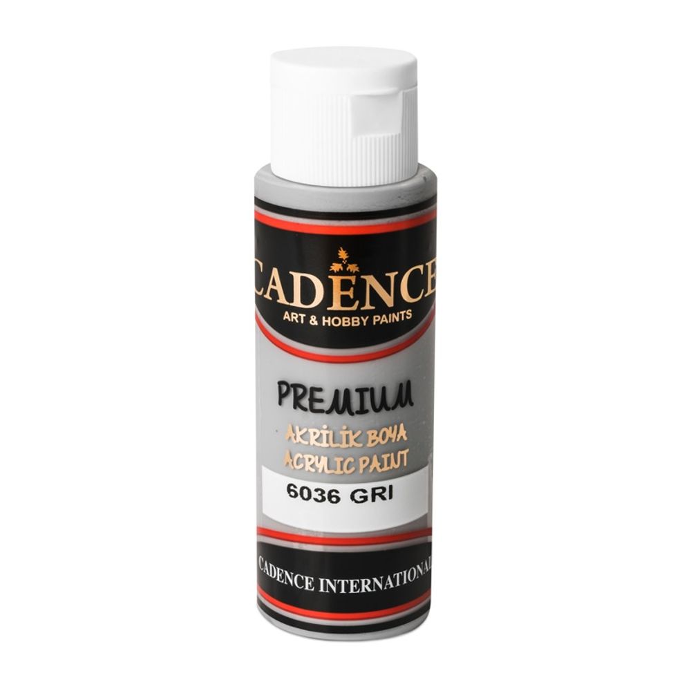 Levně Cadence Akrylová barva Cadence Premium, 70 ml - VYBERTE ODSTÍN - Akrylová barva Cadence Premium, 70 ml - grey, šedá