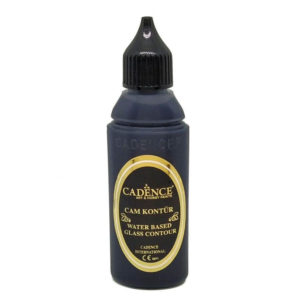 Levně Cadence Kontura na sklo a porcelán Cadence, 50 ml - VYBERTE ODSTÍN - Kontura na sklo a porcelán Cadence, 50 ml - black, černá