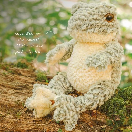 Plyšová hračka Wrendale Designs "Frog Elliott" - Žába, mládě