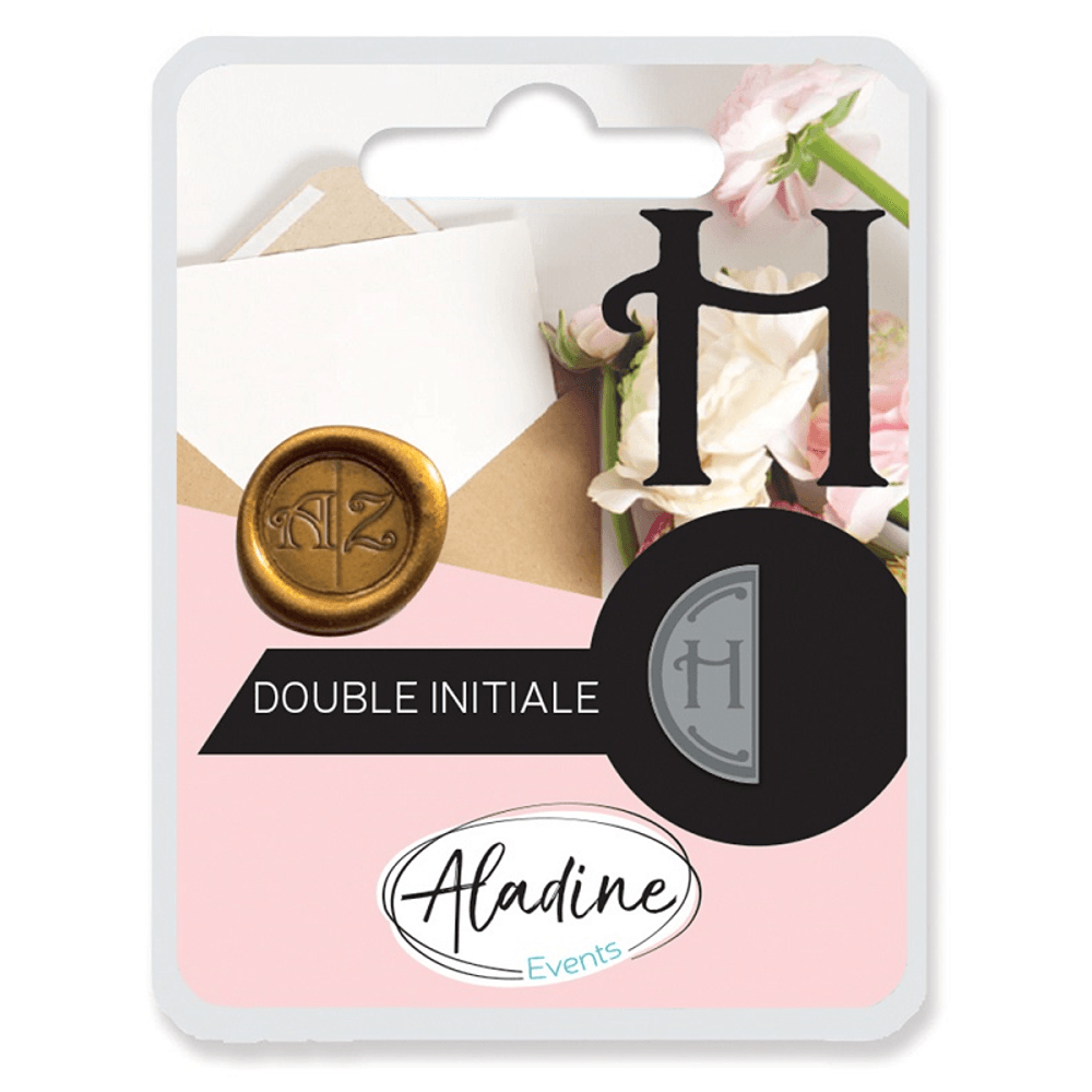 Aladine pečetidlo oboustranná iniciála - H Aladine